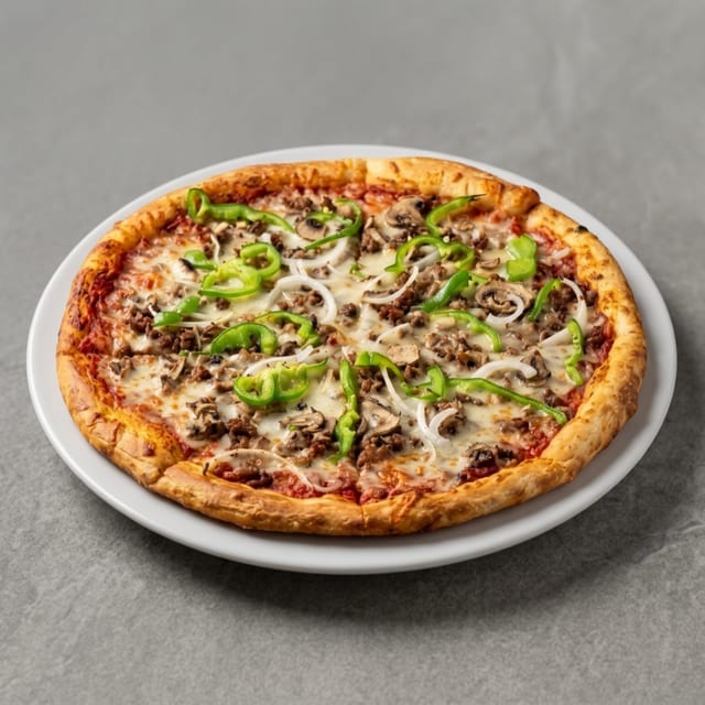 Steak Supreme Pizza.