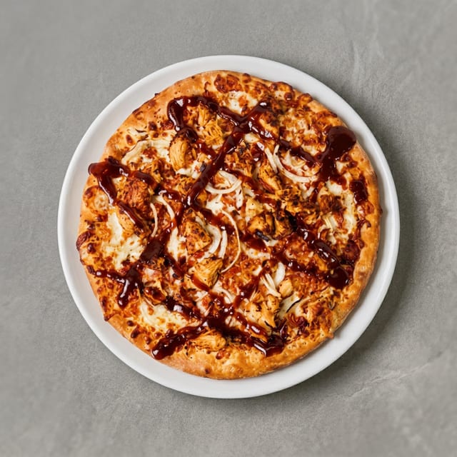 BBQ Chicken Pizza.