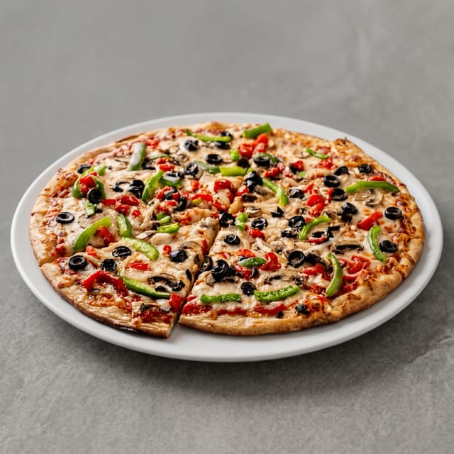 Veggie Supreme Pizza.